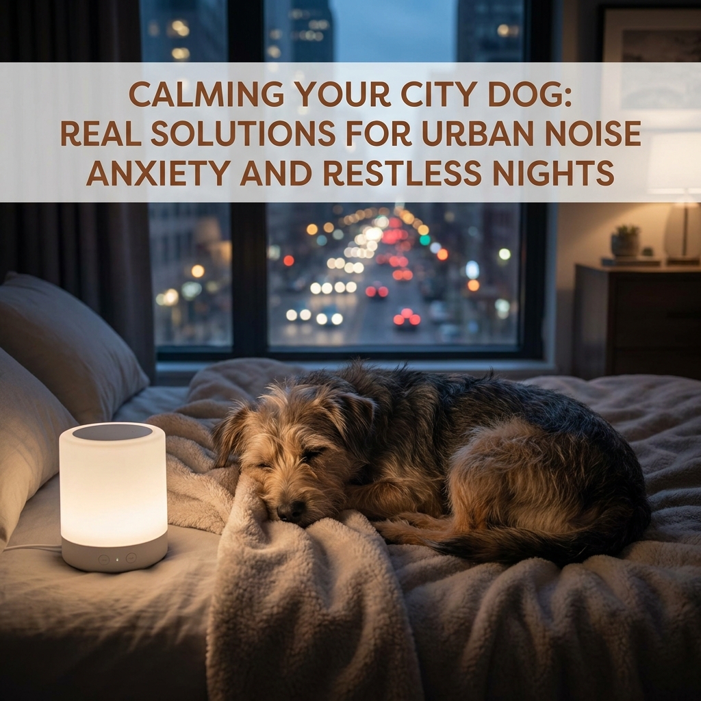 Calming Your City Dog: Real Solutions for Urban Noise Anxiety and Restless Nights